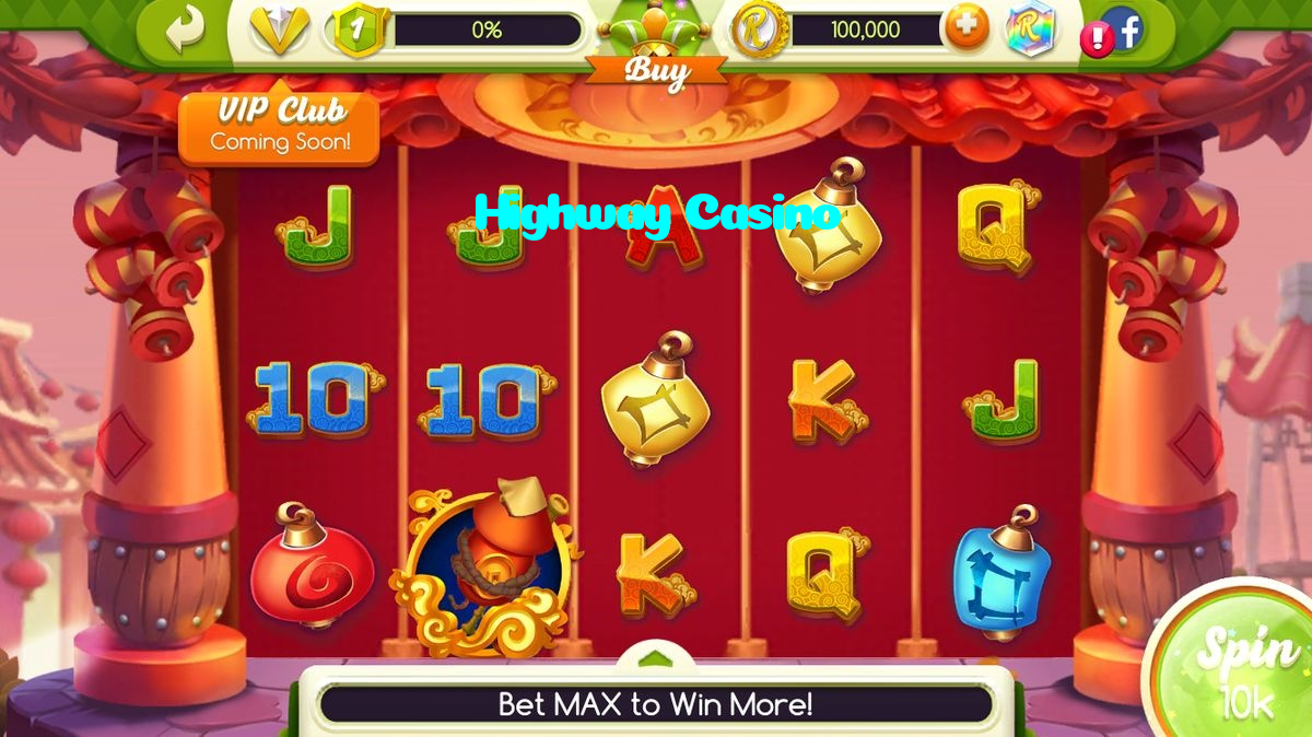 Highway Casino casino presented on mobile device in Pakistan with slots and live games